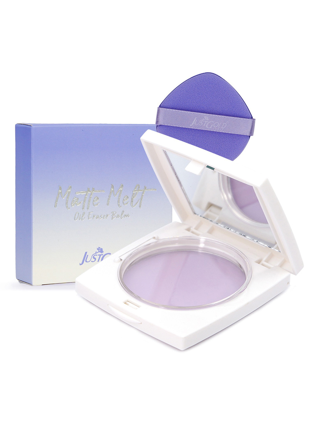 JUSTGOLD Matte Melt Oil Eraser Balm Enriched With Lavender Extract - 10 g