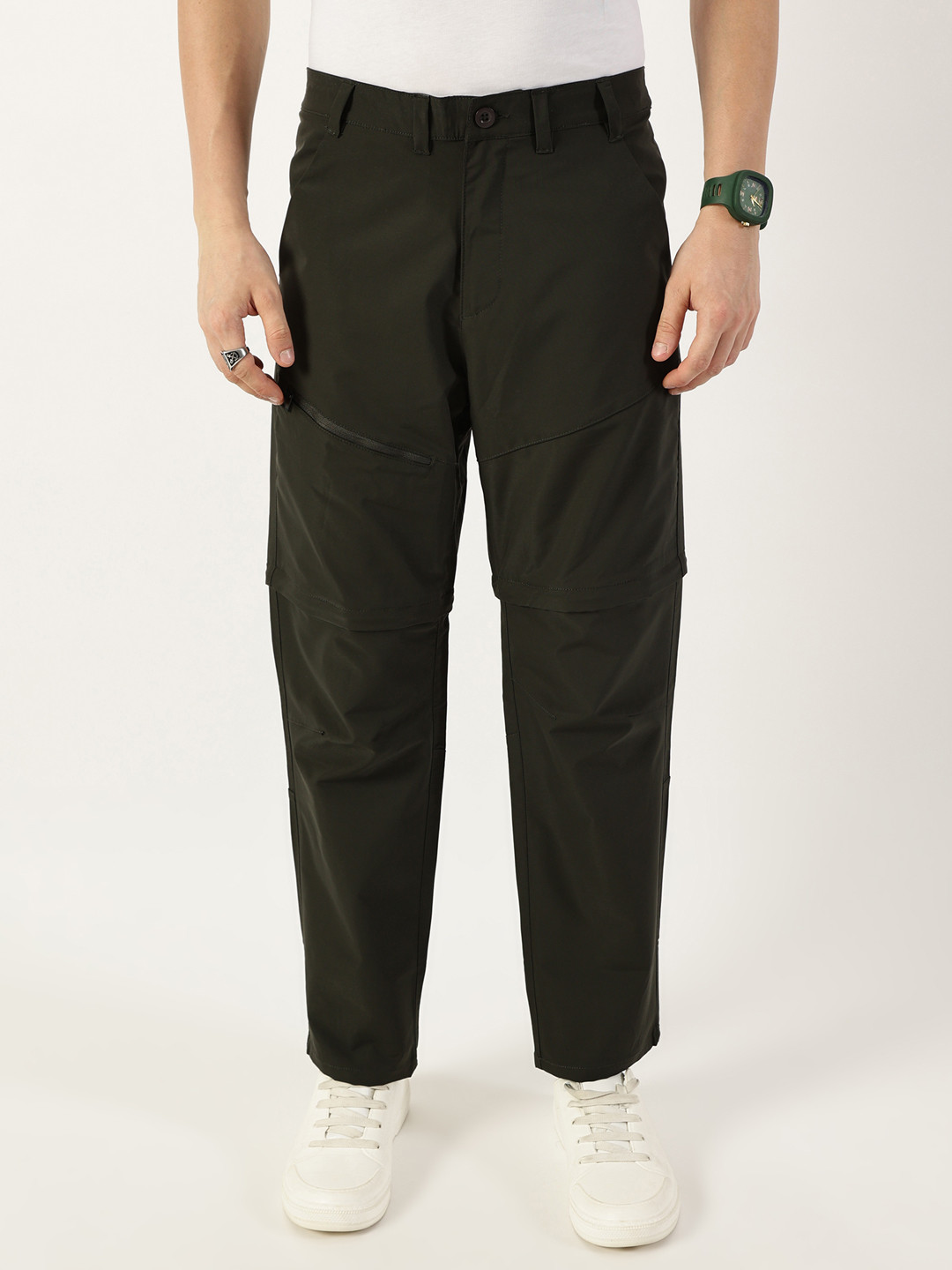 Thomas Scott Men Relaxed Straight Fit Convertible Trousers