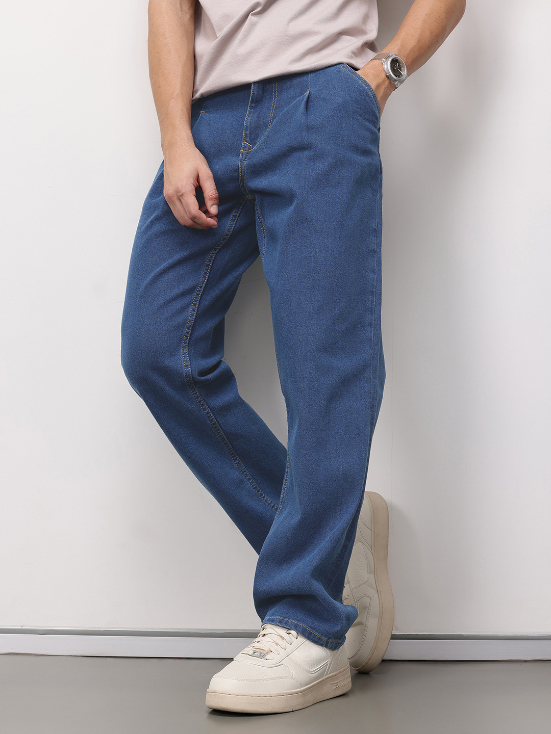 ether Men Grower Comfort Fit Mid-Rise Jeans