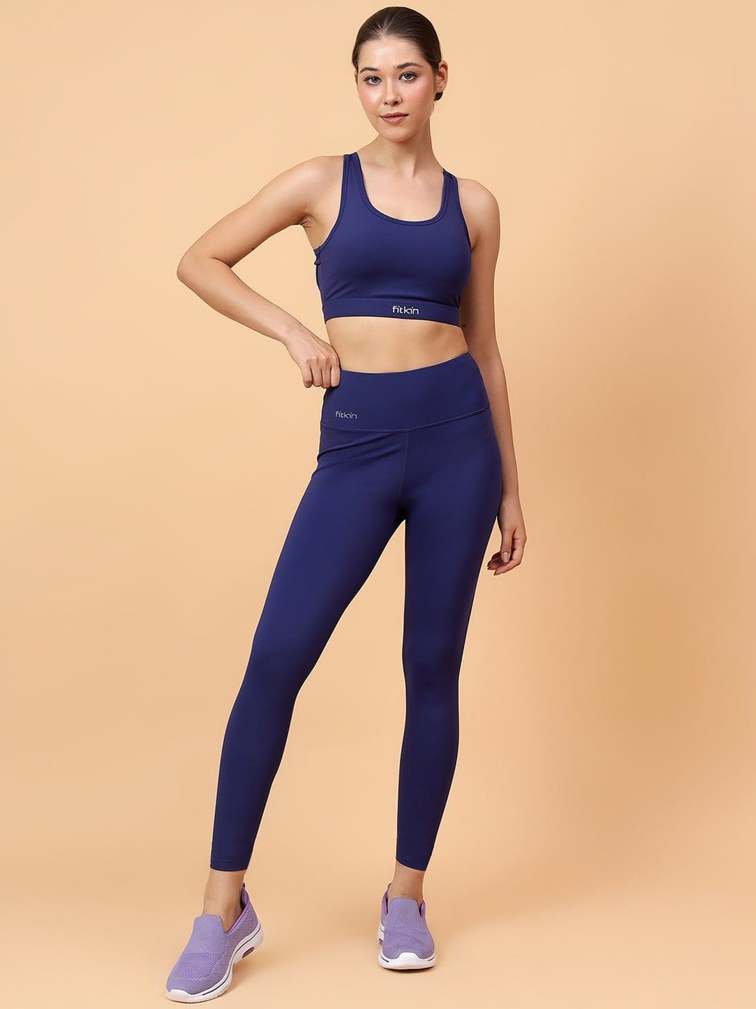 Fitkin Women Core High Waist Curve Sculpting Tights