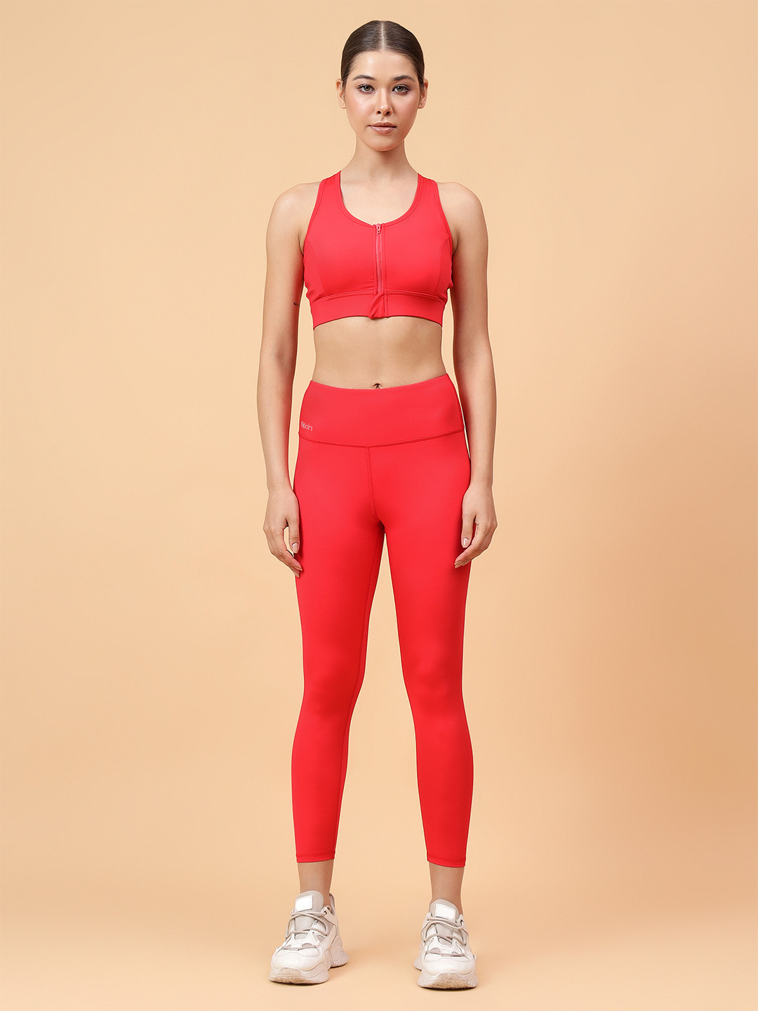 Fitkin Women Front Zipper Sports Bra