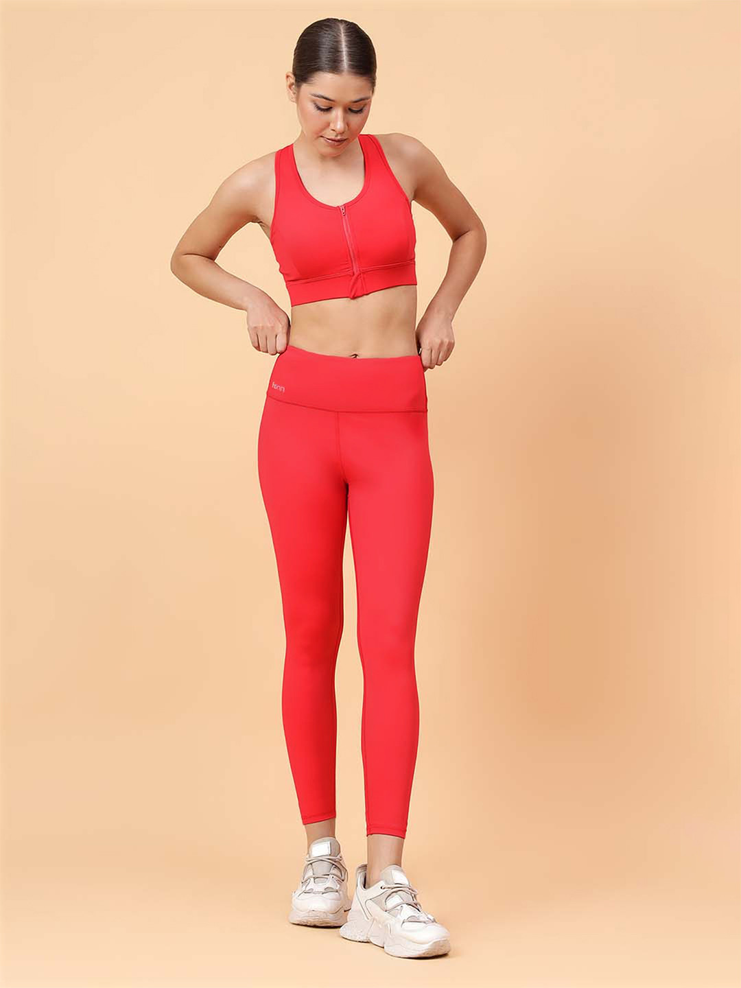 Fitkin Womens High Waist Curve Sculpting Tights