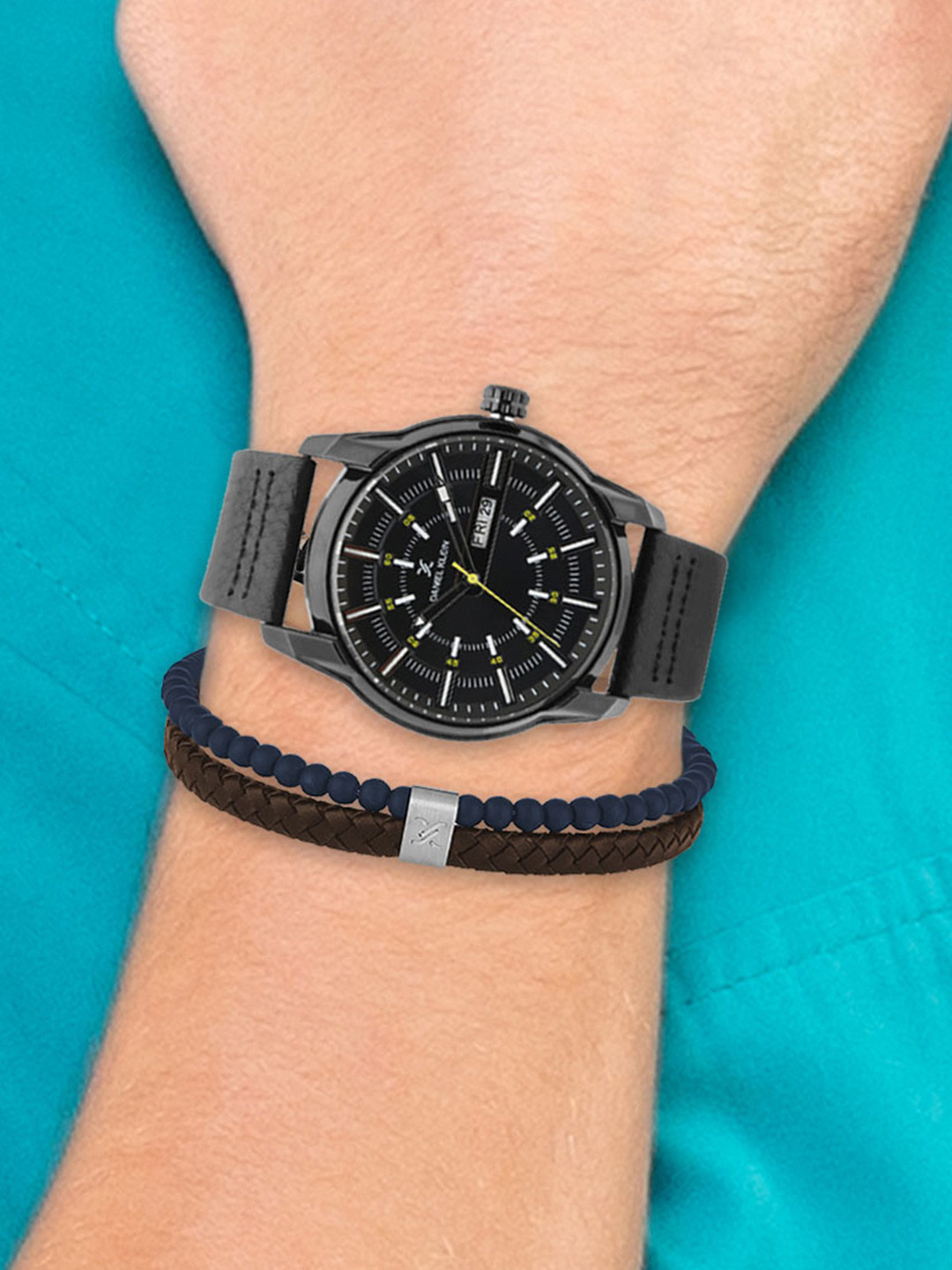 Daniel Klein Watch Gift Set With Bracelet