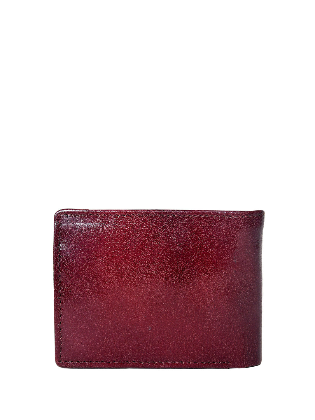 Celtic Men Solid Leather TwoFold Wallet Burgundy