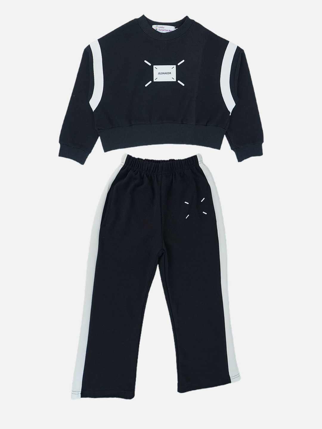 Little Surprise Box LLP Colourblocked T-shirt with Trousers
