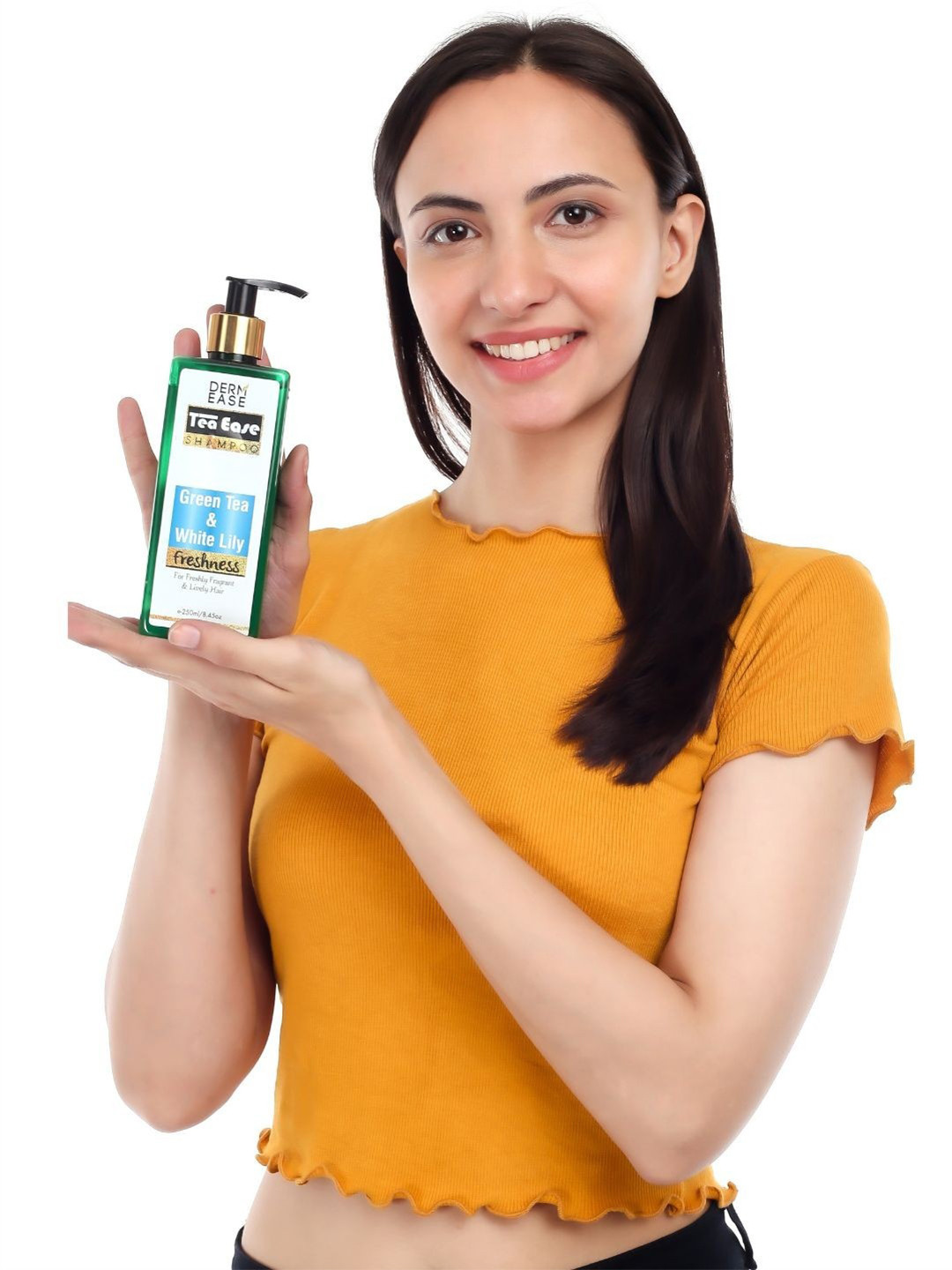 DERMEASE Tea Ease Shampoo With Green Tea & White Lily - 250 ml