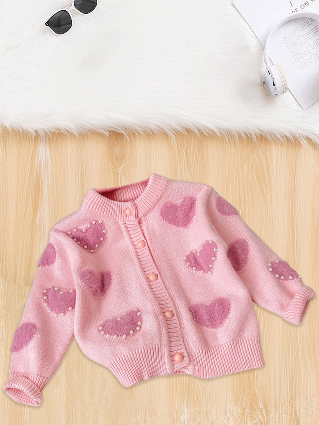 FOREVER FRIDAY Girls Printed Cardigan