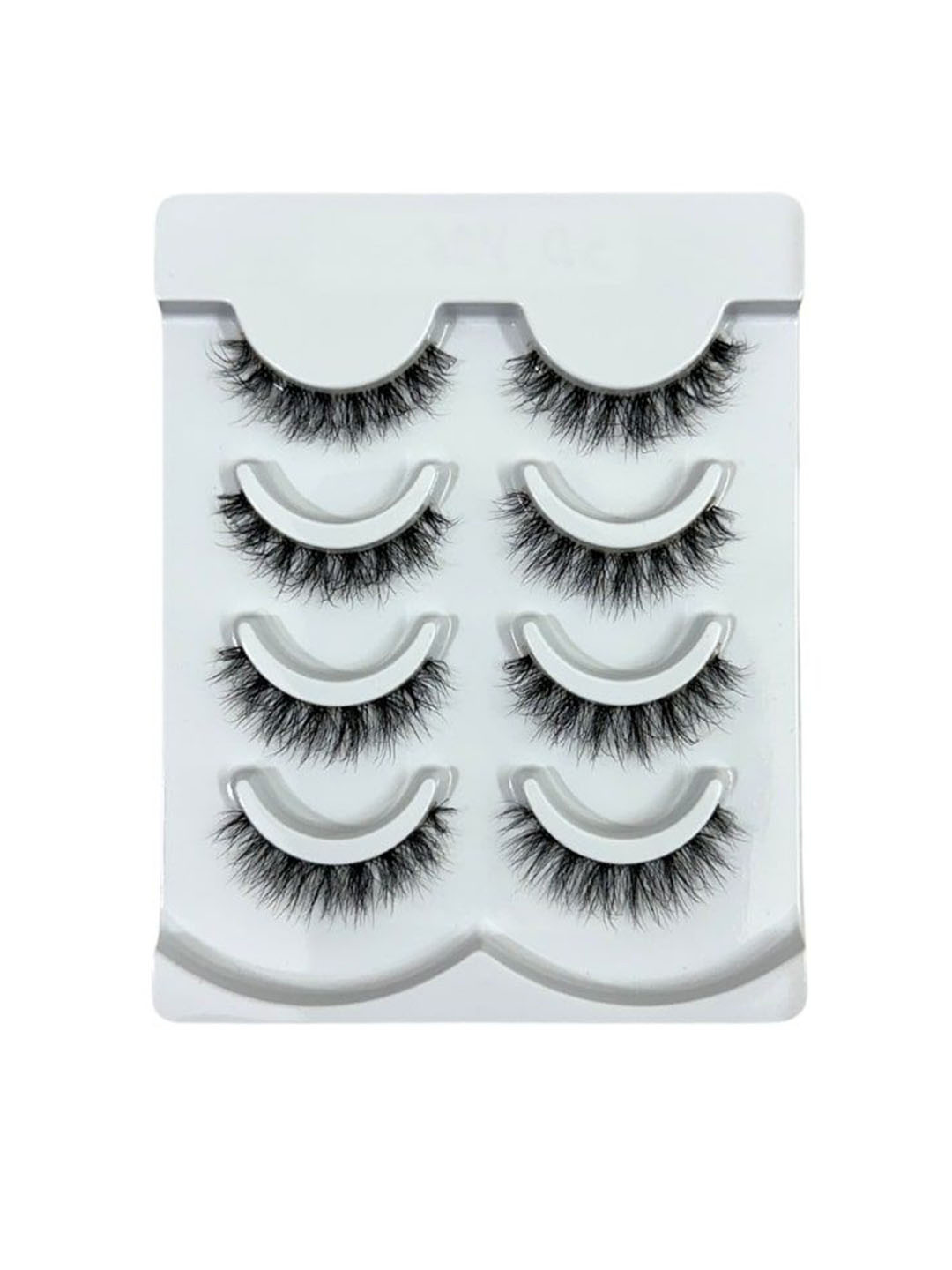 BOMBAY VANITY Set Of 4 Eyelash Set - Angel - Black