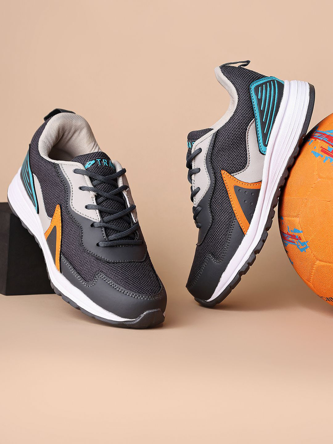 TRASE Boys Mesh Lace-Ups Running Shoes