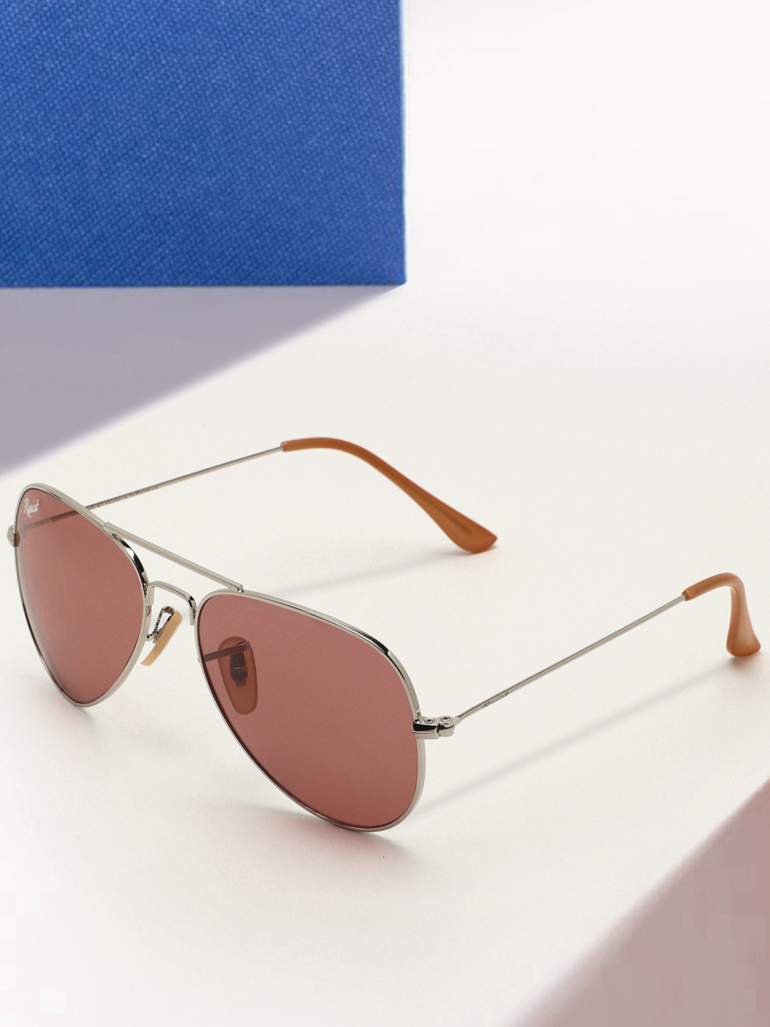 RESIST EYEWEAR Unisex Aviator Sunglass with UV Protected Len AIRCRAFTS SILVER PINK CANDY 2