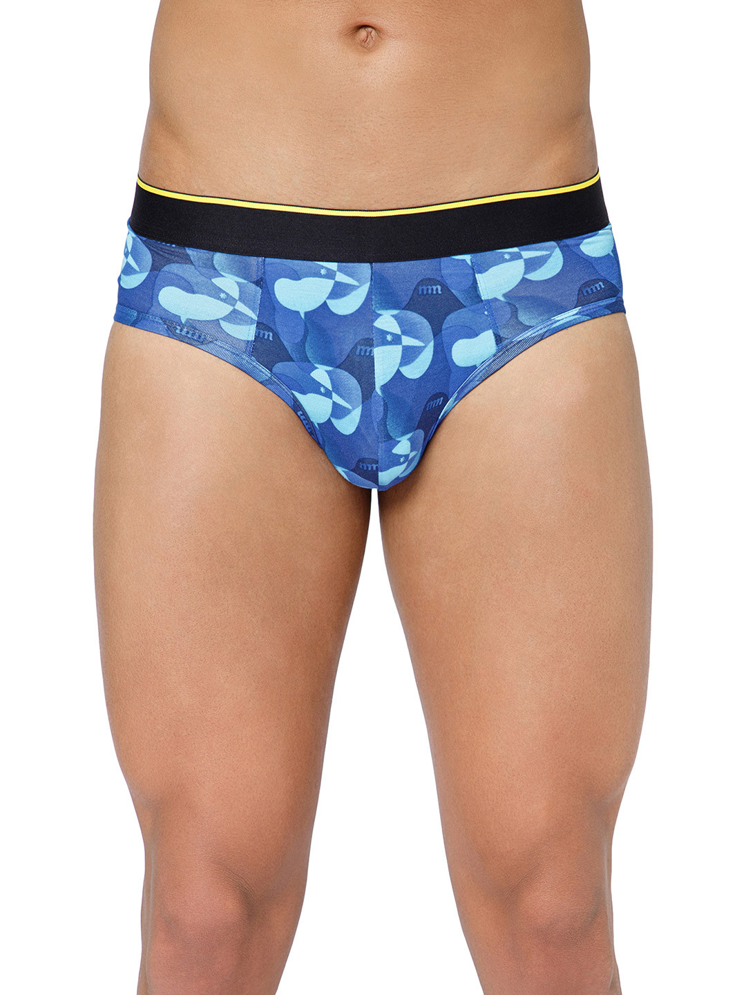 bummer Men Printed Mid-Rise Basic Brief BRNOSY01S