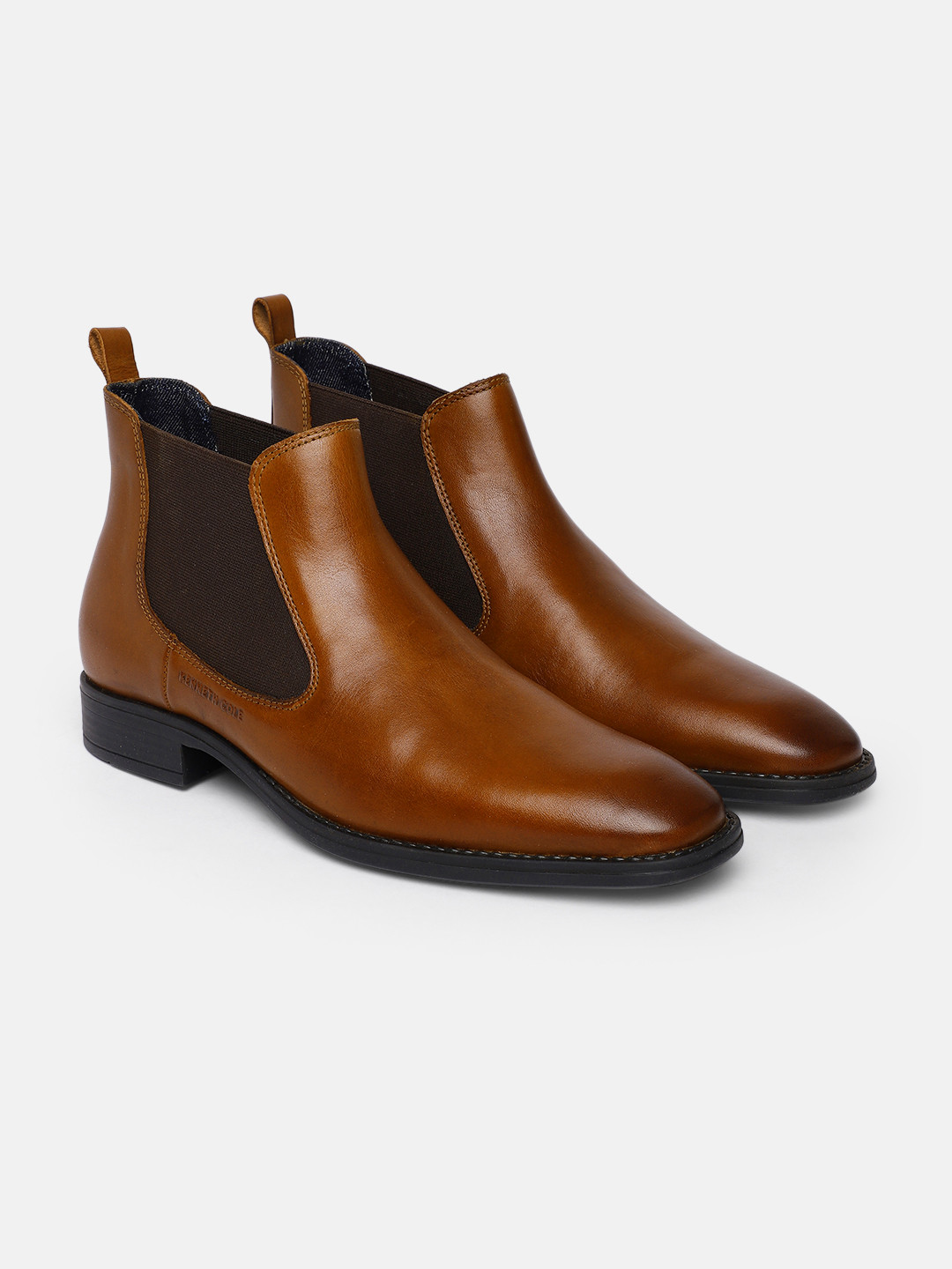 Kenneth Cole Men Leather Chelsea Boots
