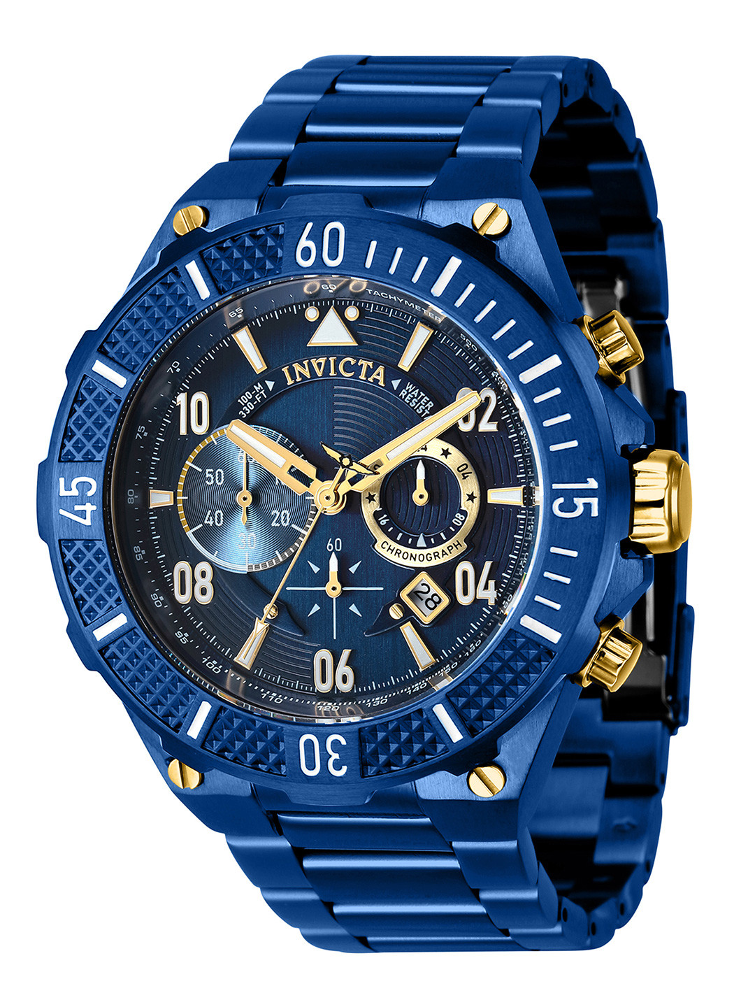 Invicta Men Dial & Stainless Steel Straps Analogue Watch 40512