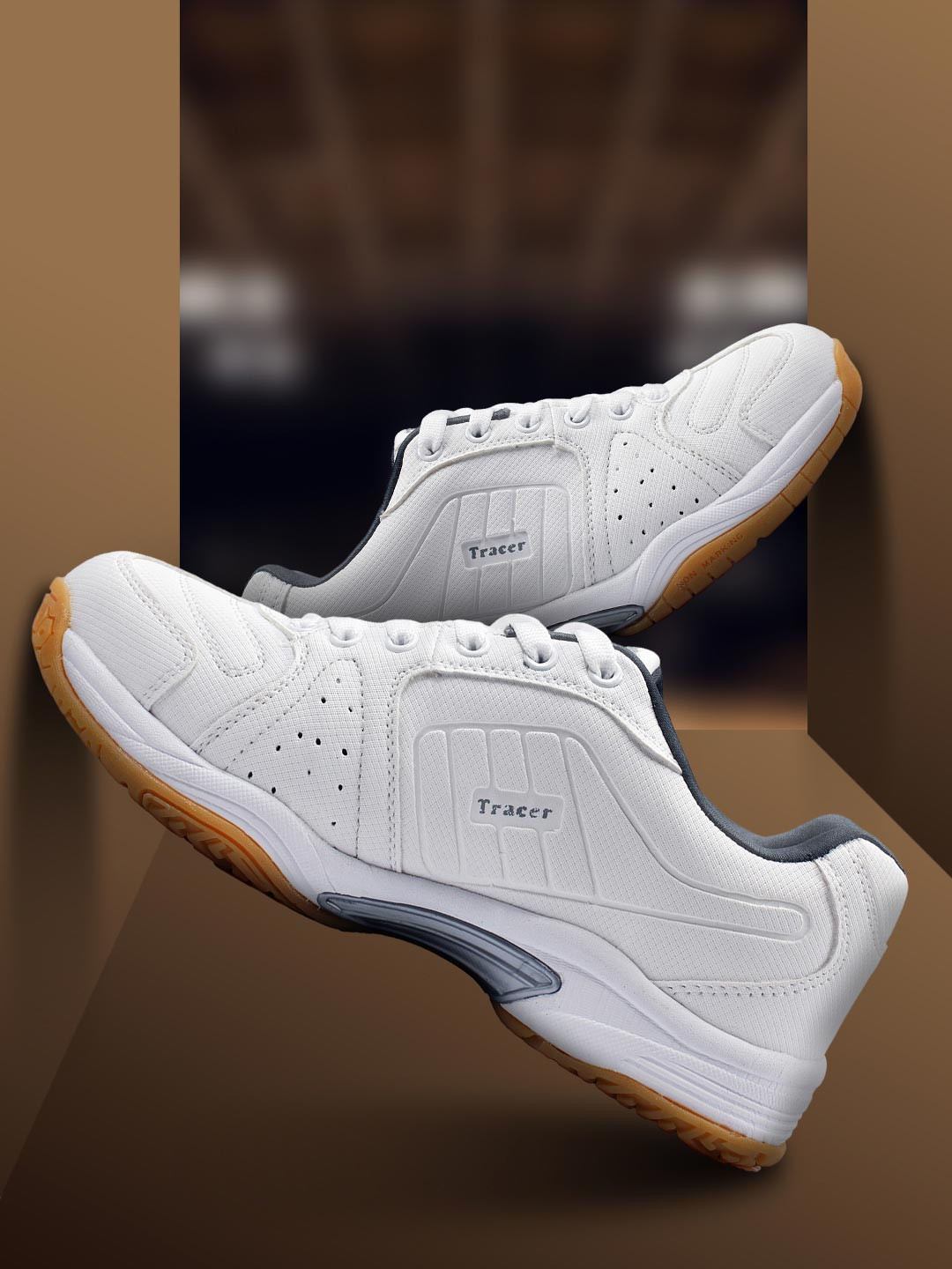 TRACER Men Tennis Non-Marking Shoes