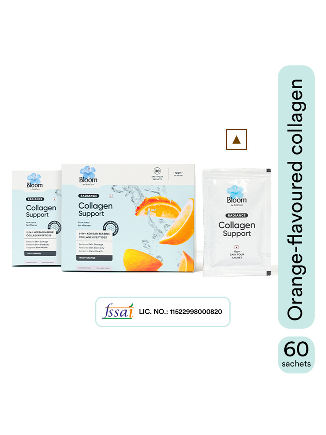 Bloom Set Of 2 Collagen Support Powder - 30 Sachets Each