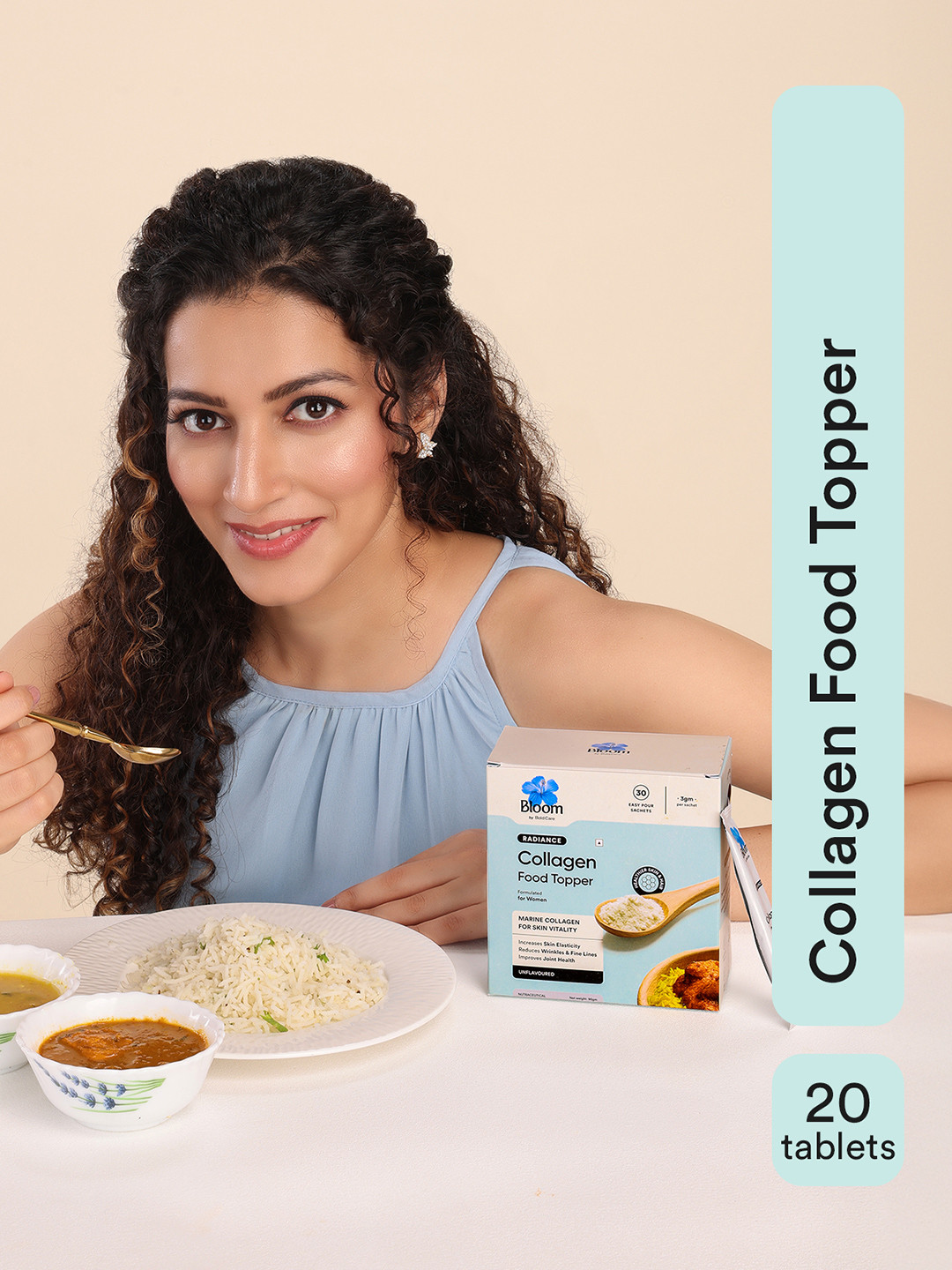 Bloom Collagen Food Topper Powder - 90 g