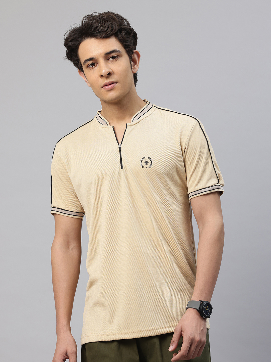 POSHAX Stand Collar T-shirt