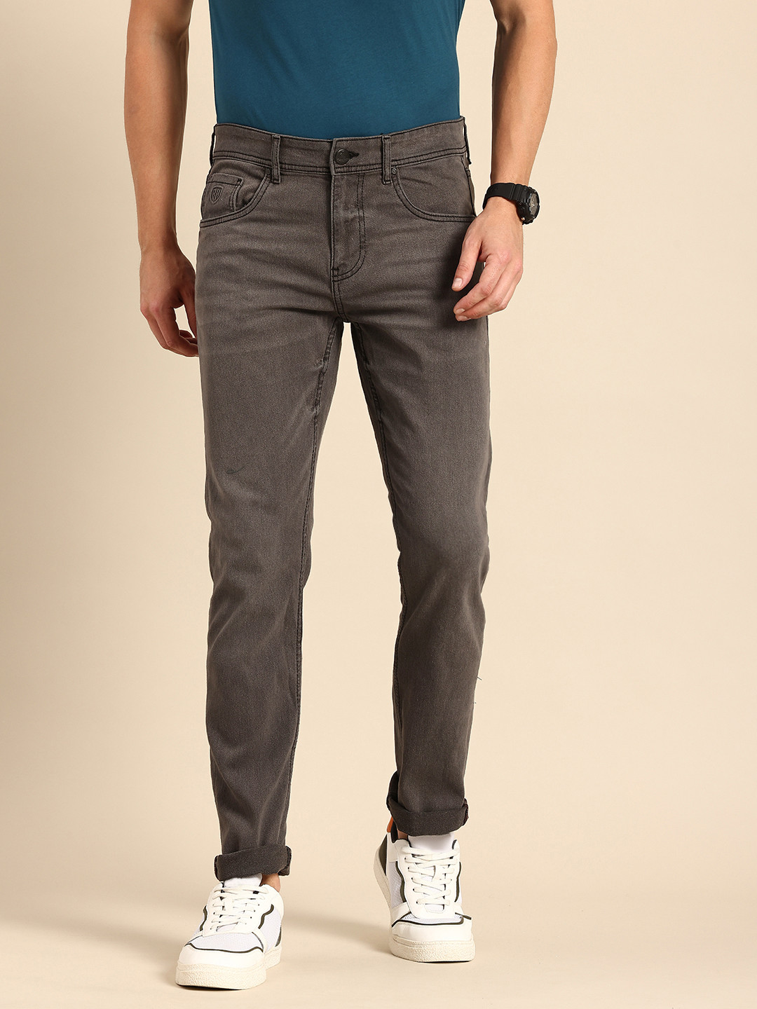 Being Human Men Slim Fit Light Fade Stretchable Jeans