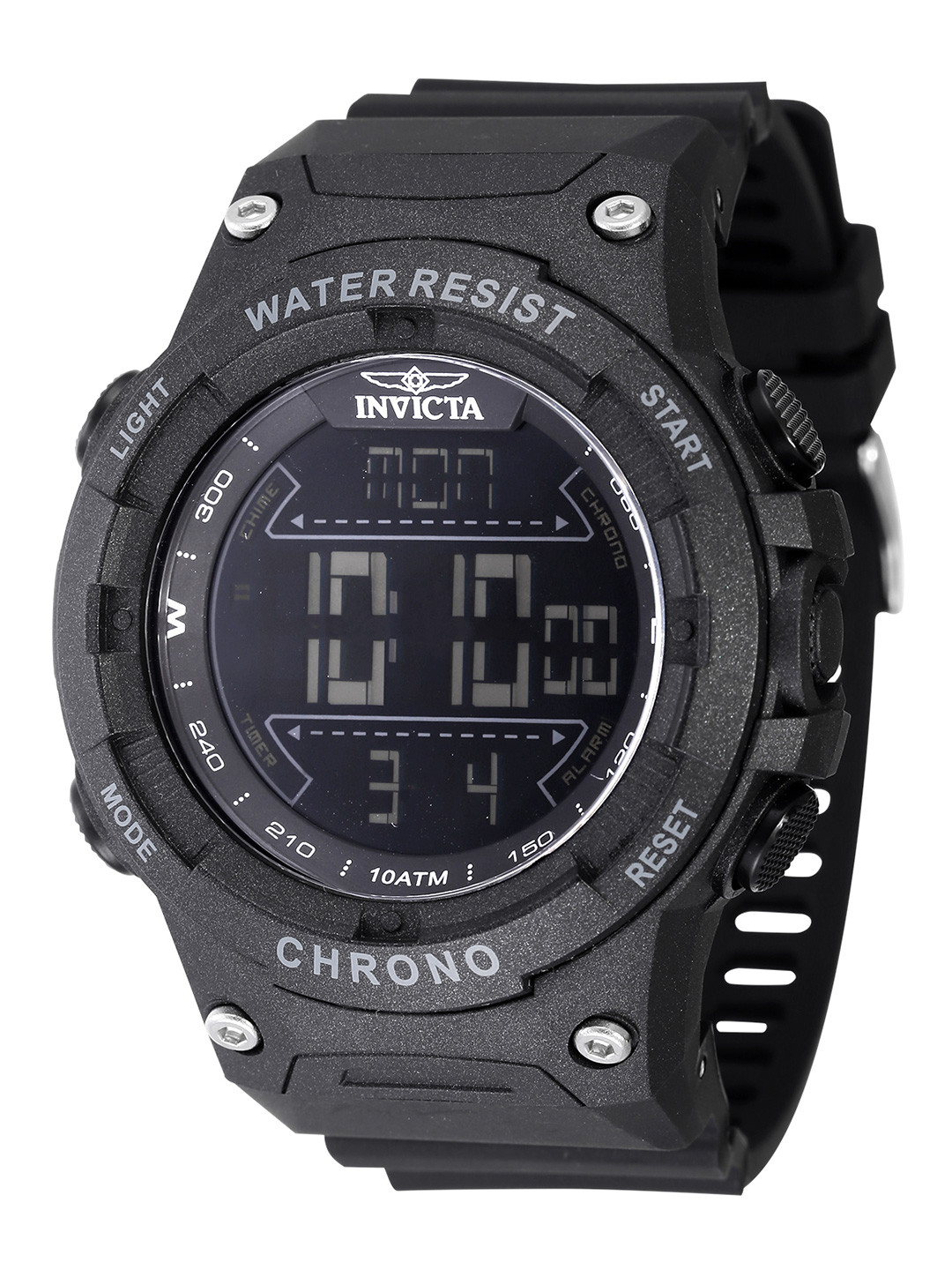 Invicta Men Textured Dial & Straps Digital Watch 47523