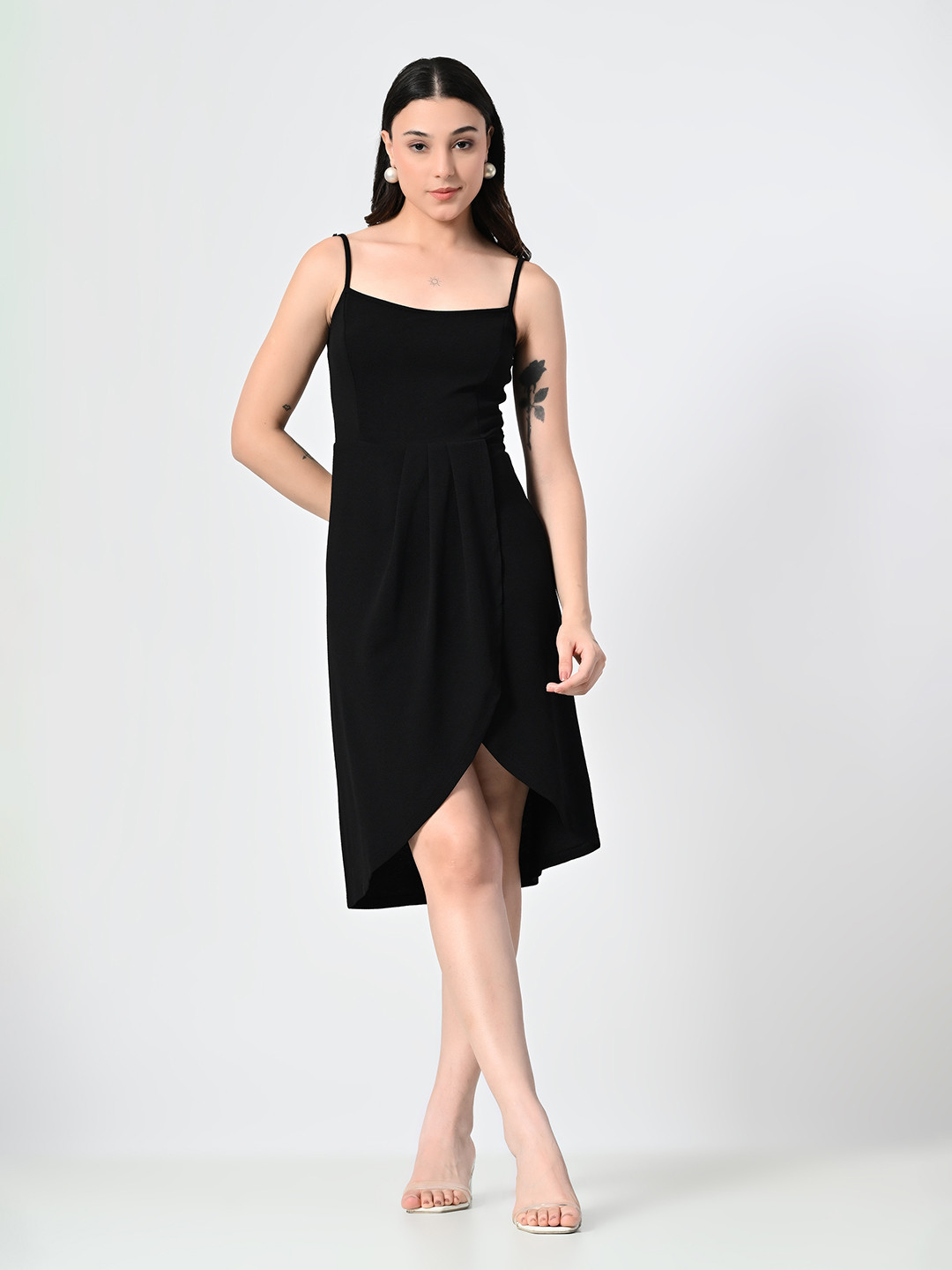 OWL MINK Women Shoulder Straps A-Line Dress