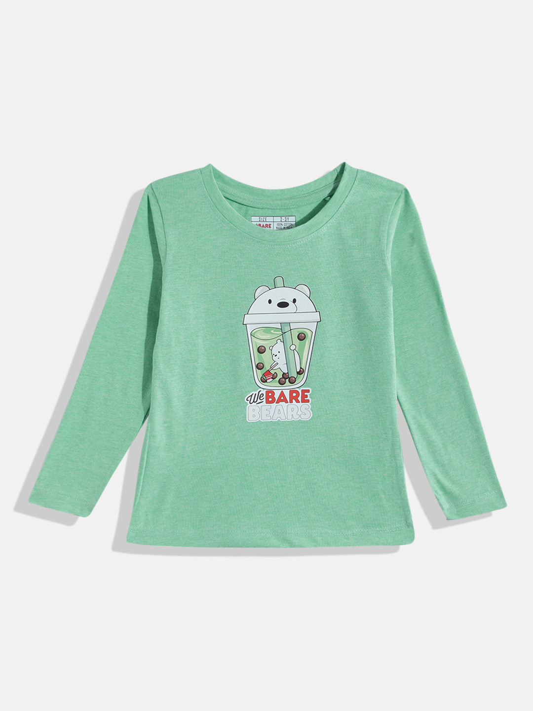 Eteenz Girls We Bare Bears Printed T-shirt