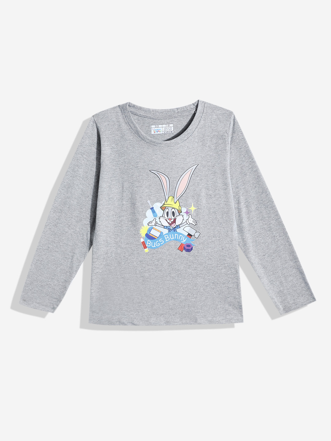 Eteenz Girls Bugs Bunny Printed T-shirt