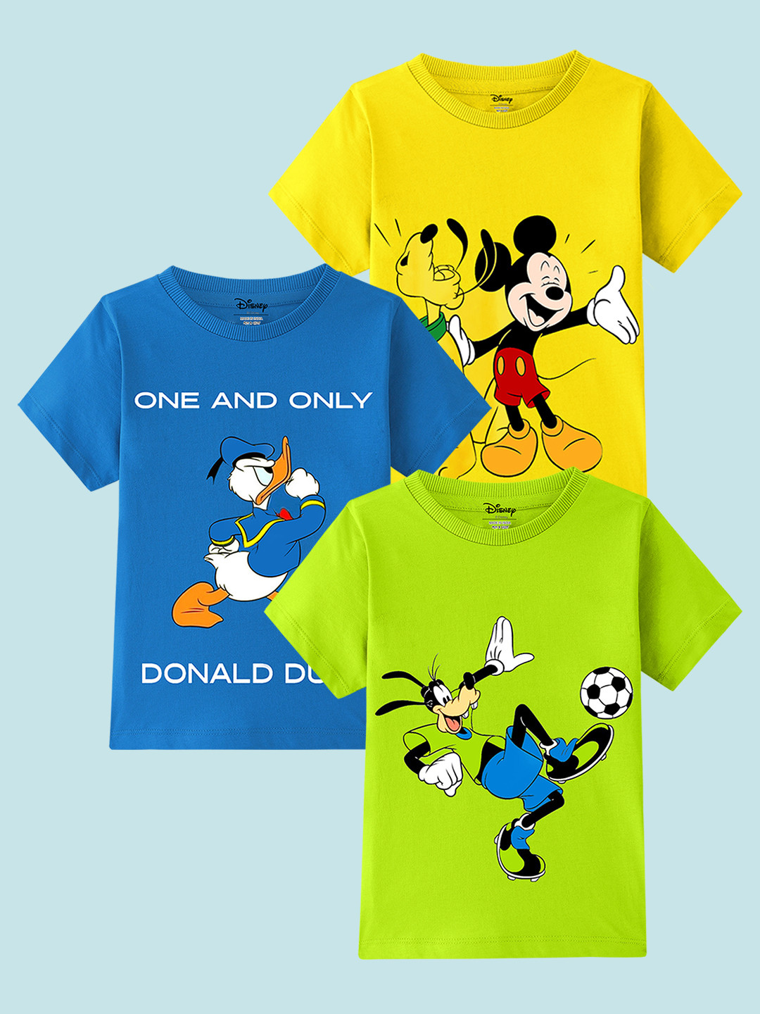 Disney By Miss and Chief Boys 3 Printed Applique T-shirt