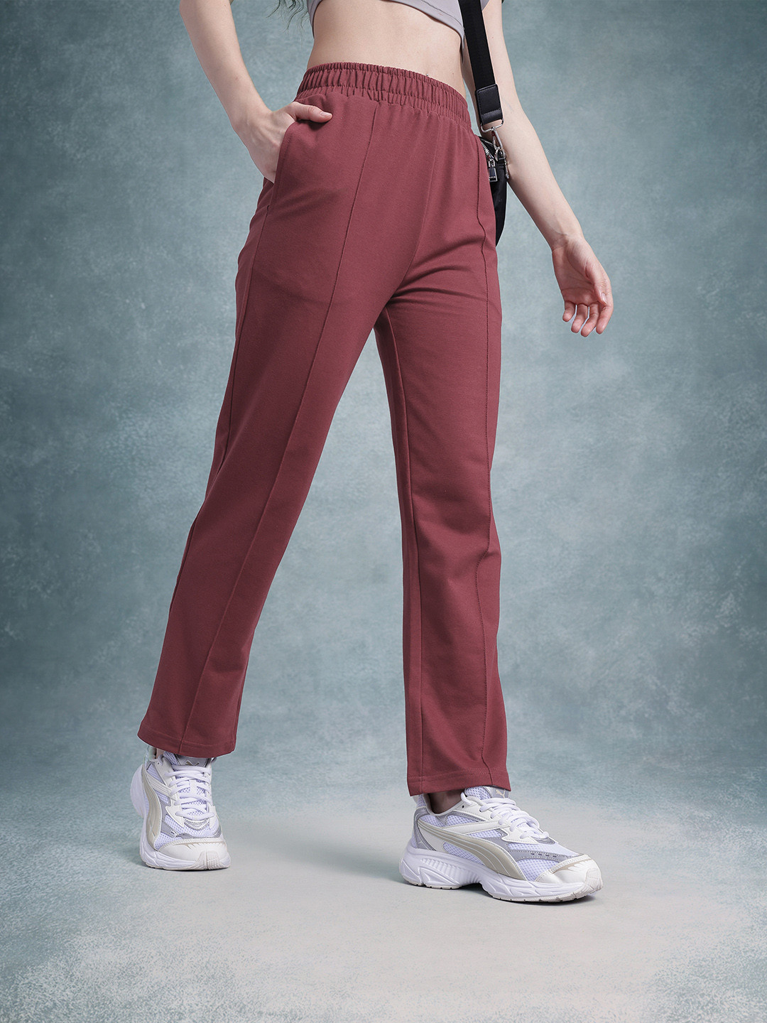 The Roadster Life Co. Women Front Seam Track Pants