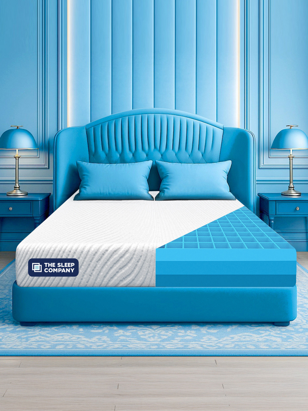 THE SLEEP COMPANY SmartGRID Ortho Pressure Relieving 6 Inch King Mattress (75x70x6)