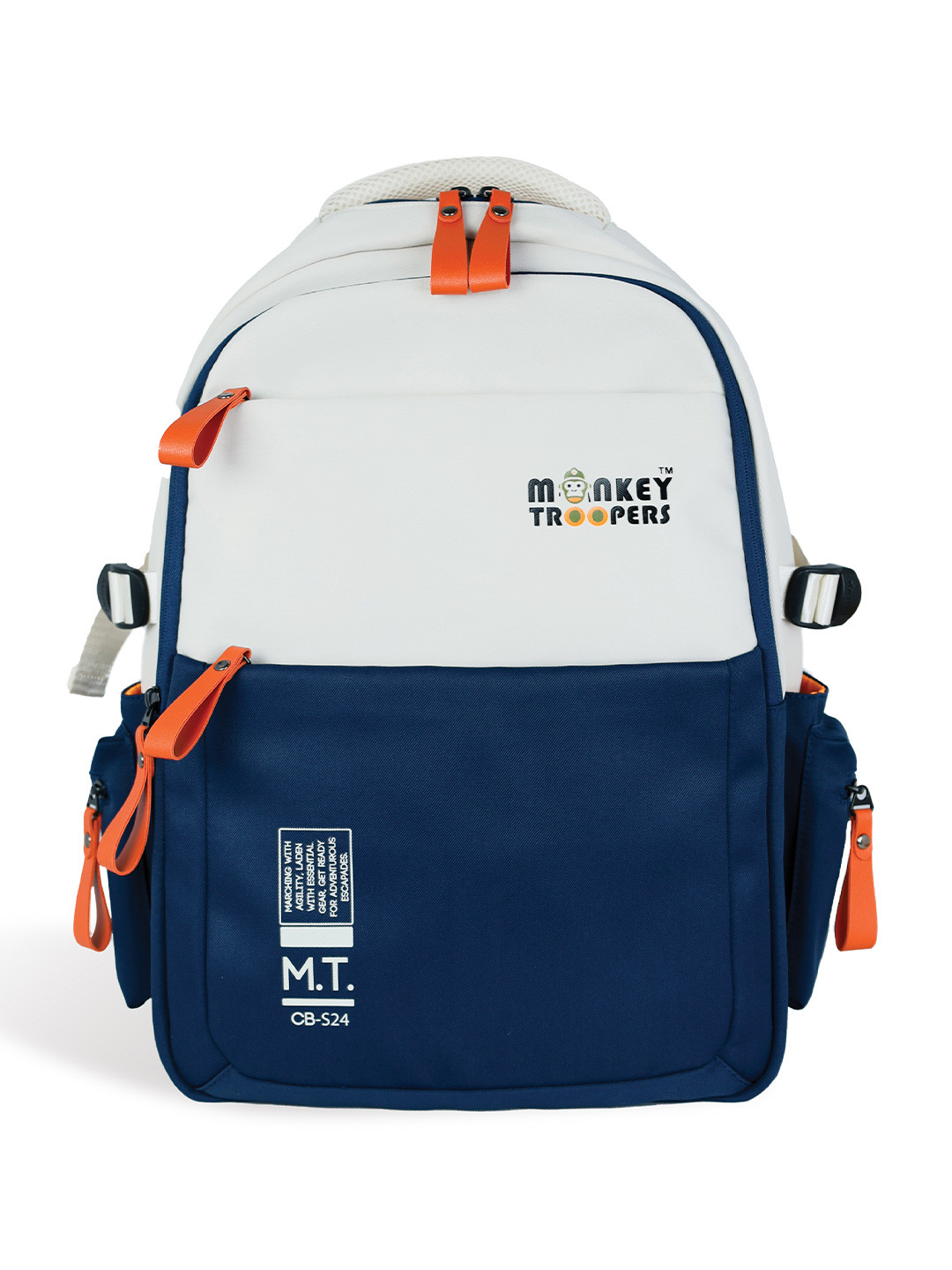 MONKEY TROOPERS Unisex Backpack with Compression Straps