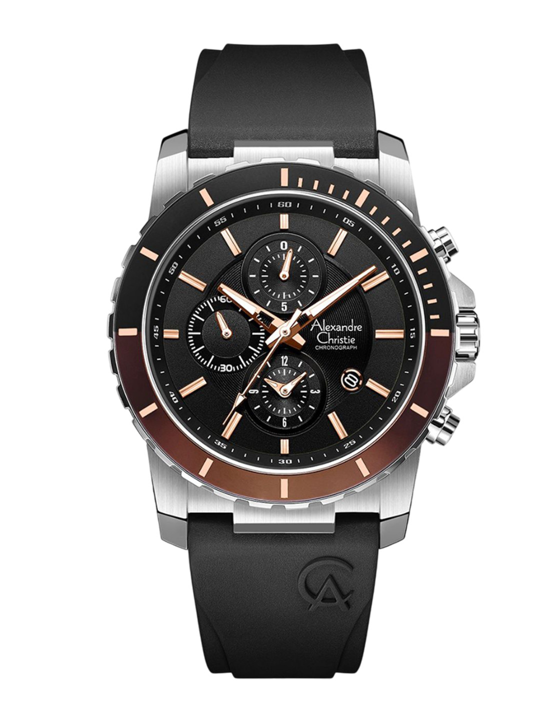 Alexandre Christie Men Dial & Straps Analogue Watch 6141MCRSSBARG