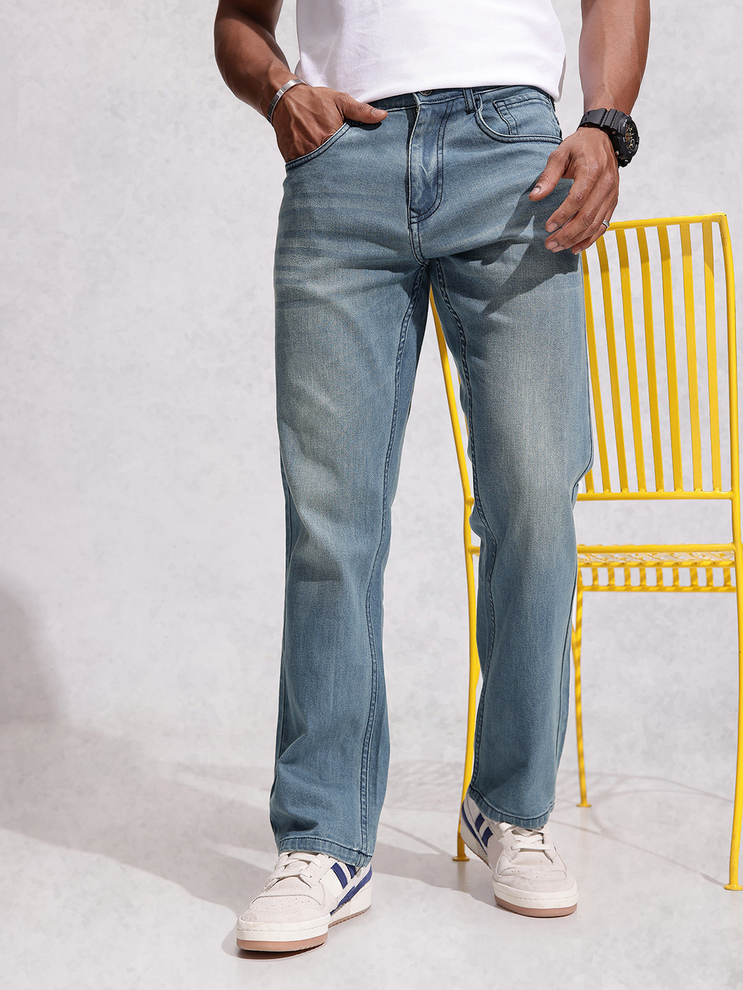 WROGN Men Anti Light Fade Stretchable Jeans