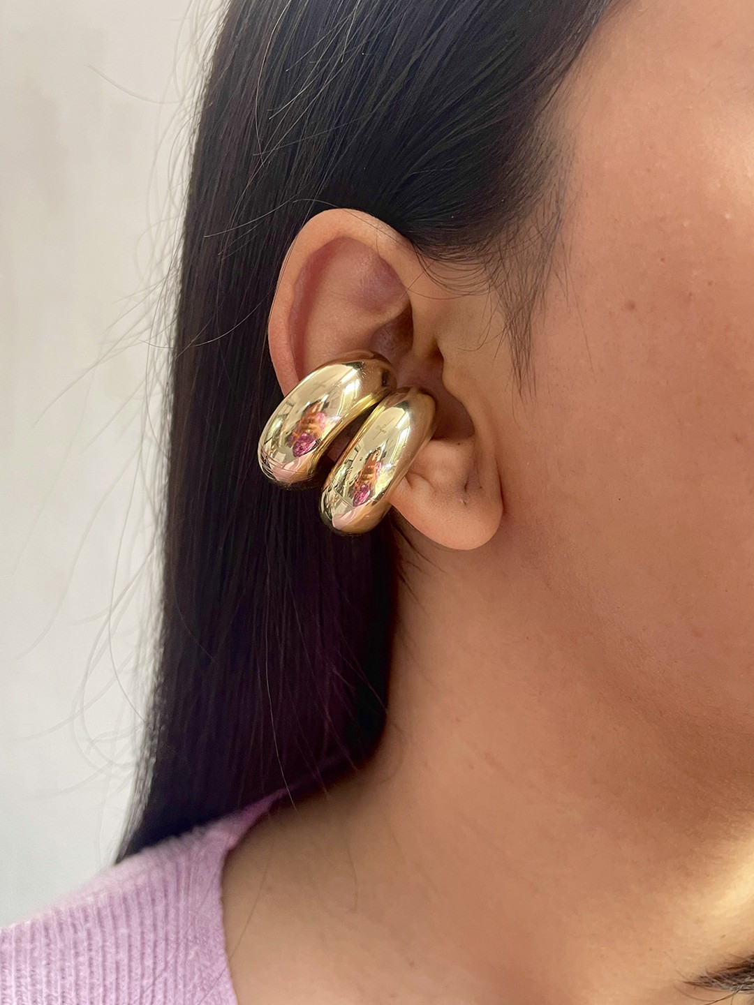ISHKAARA Contemporary Ear Cuff Earrings