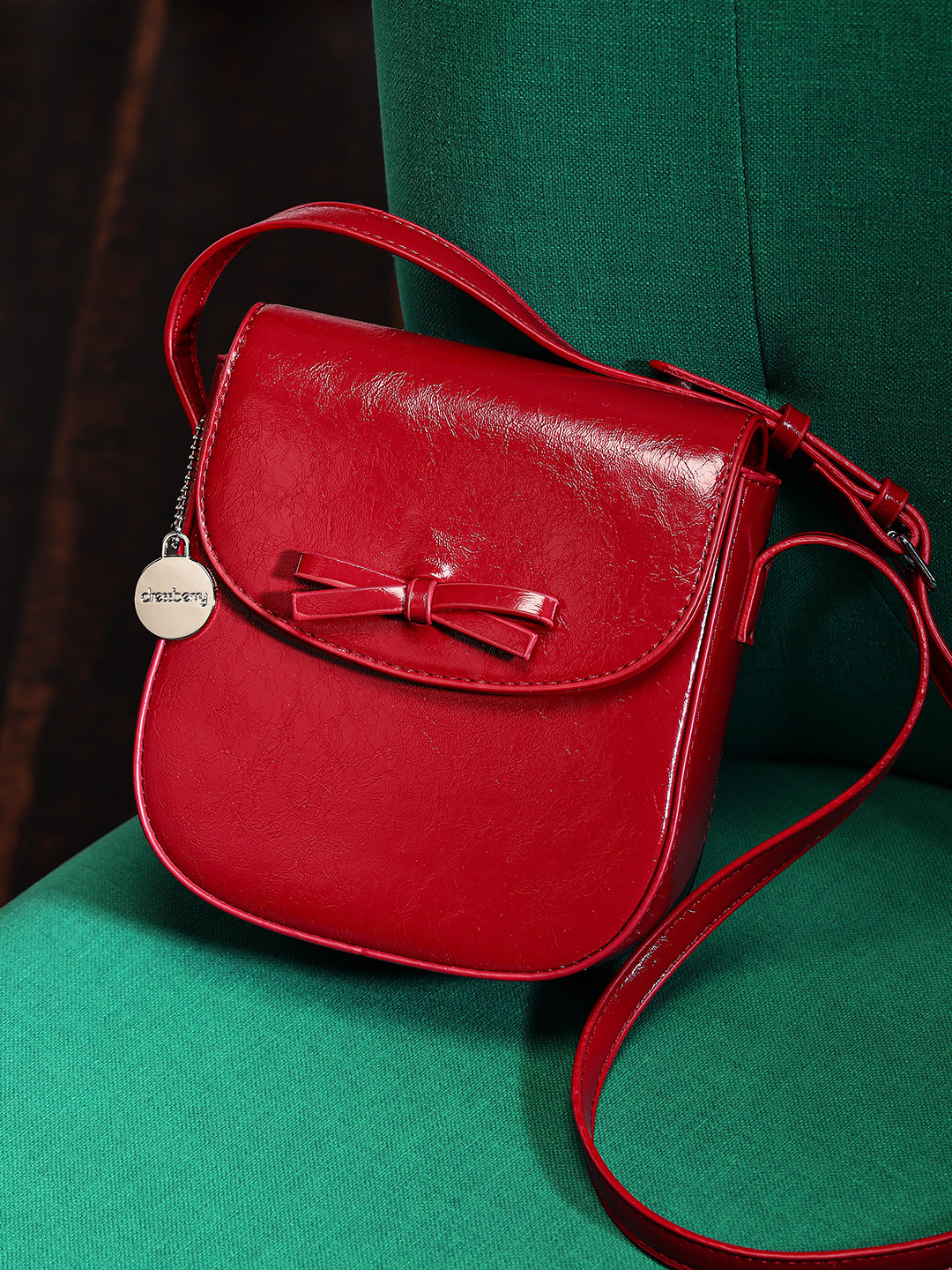 DressBerry Sling Bag with Bow Detail