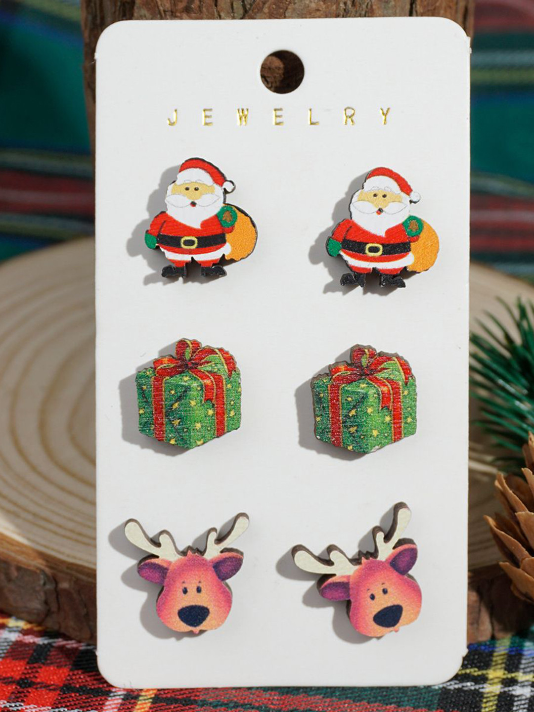 Just Lil Things Set Of 3 Contemporary Studs