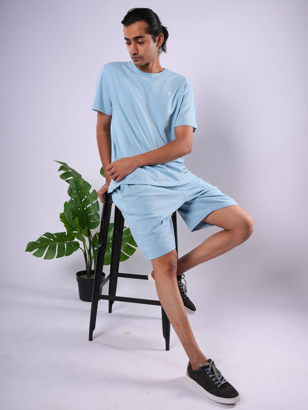 ROAR FOR GOOD Men Relaxed Fit Mid-Rise Organic Cotton Shorts