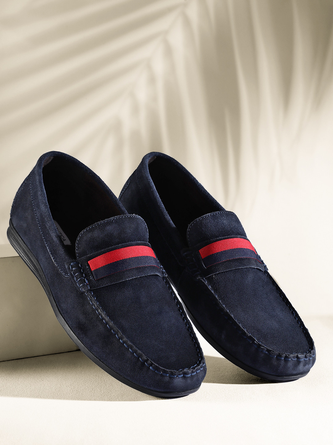 Nautica Men Loafers With Suede Finish