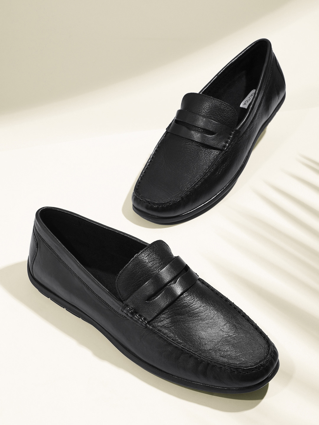 Nautica Men Leather Everyday Penny Loafers