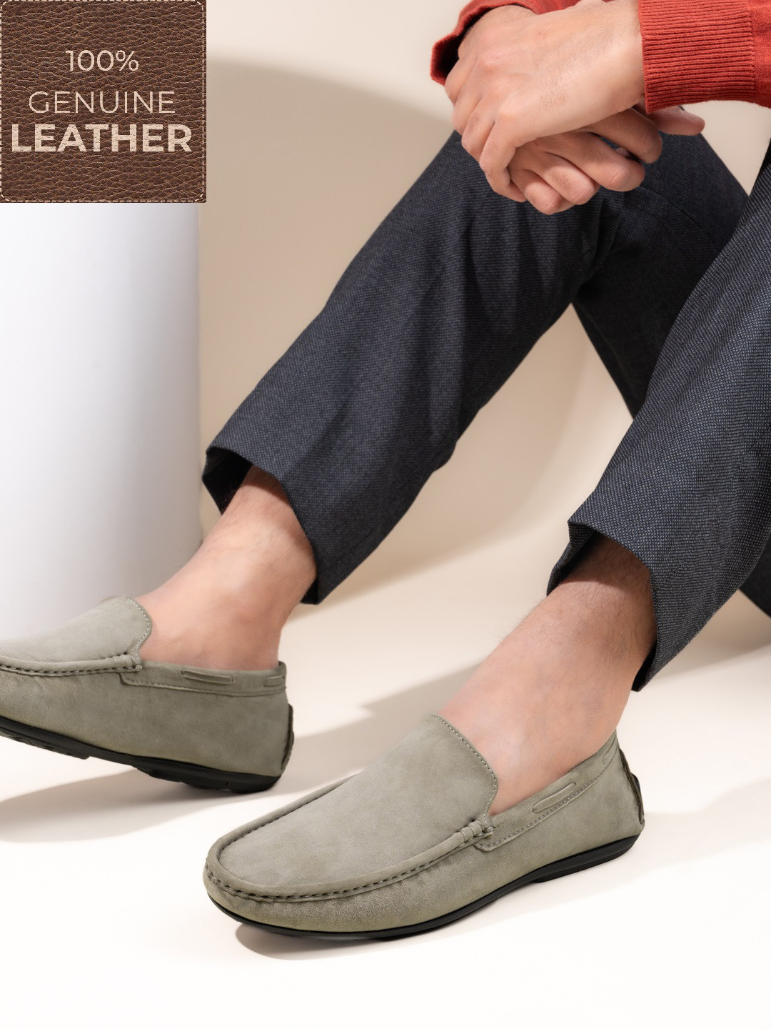 Hydes N Hues Men Suede Leather Casual Loafer
