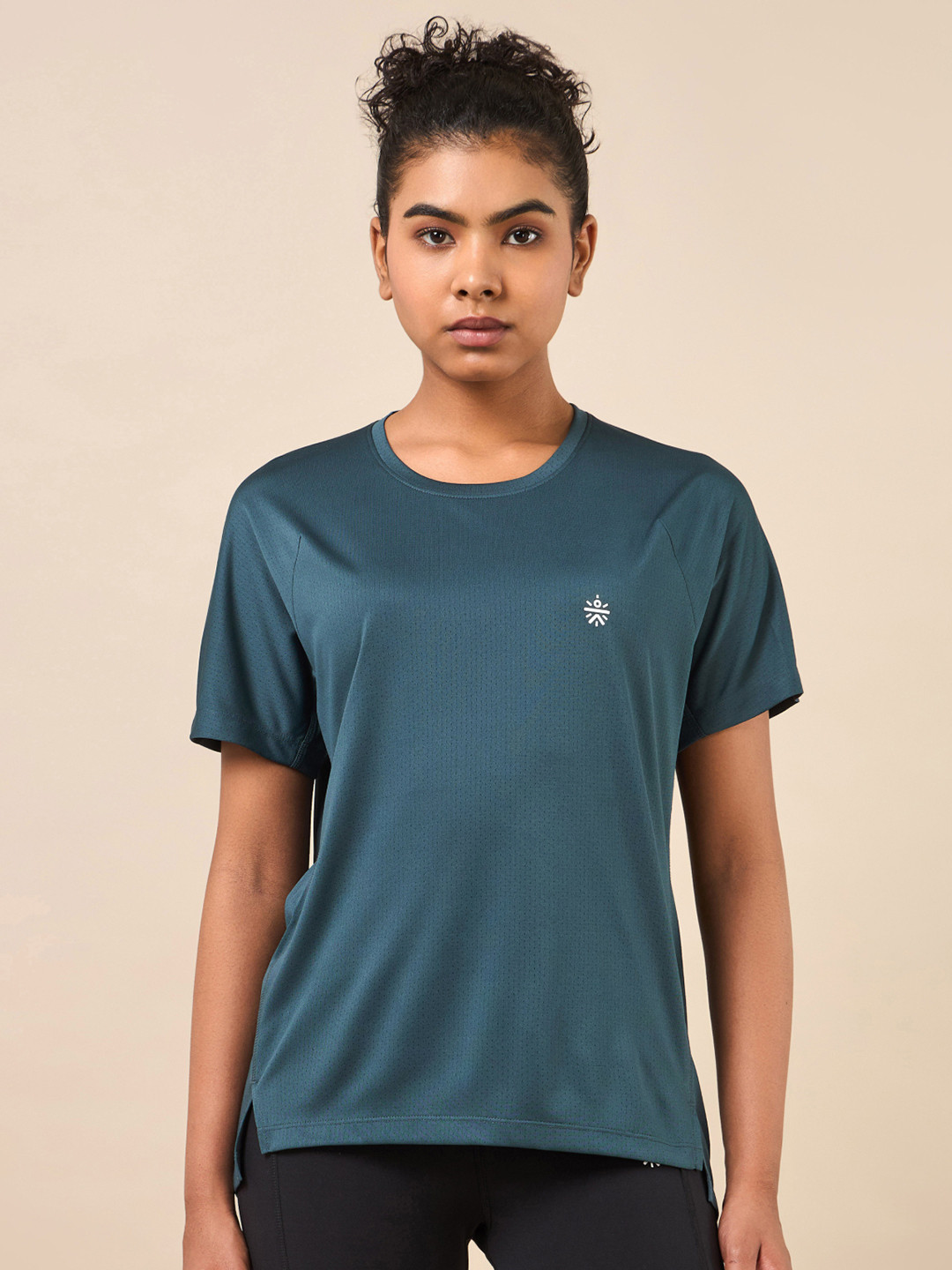 CULT Women's Technical Knit Teal Run On T-shirt