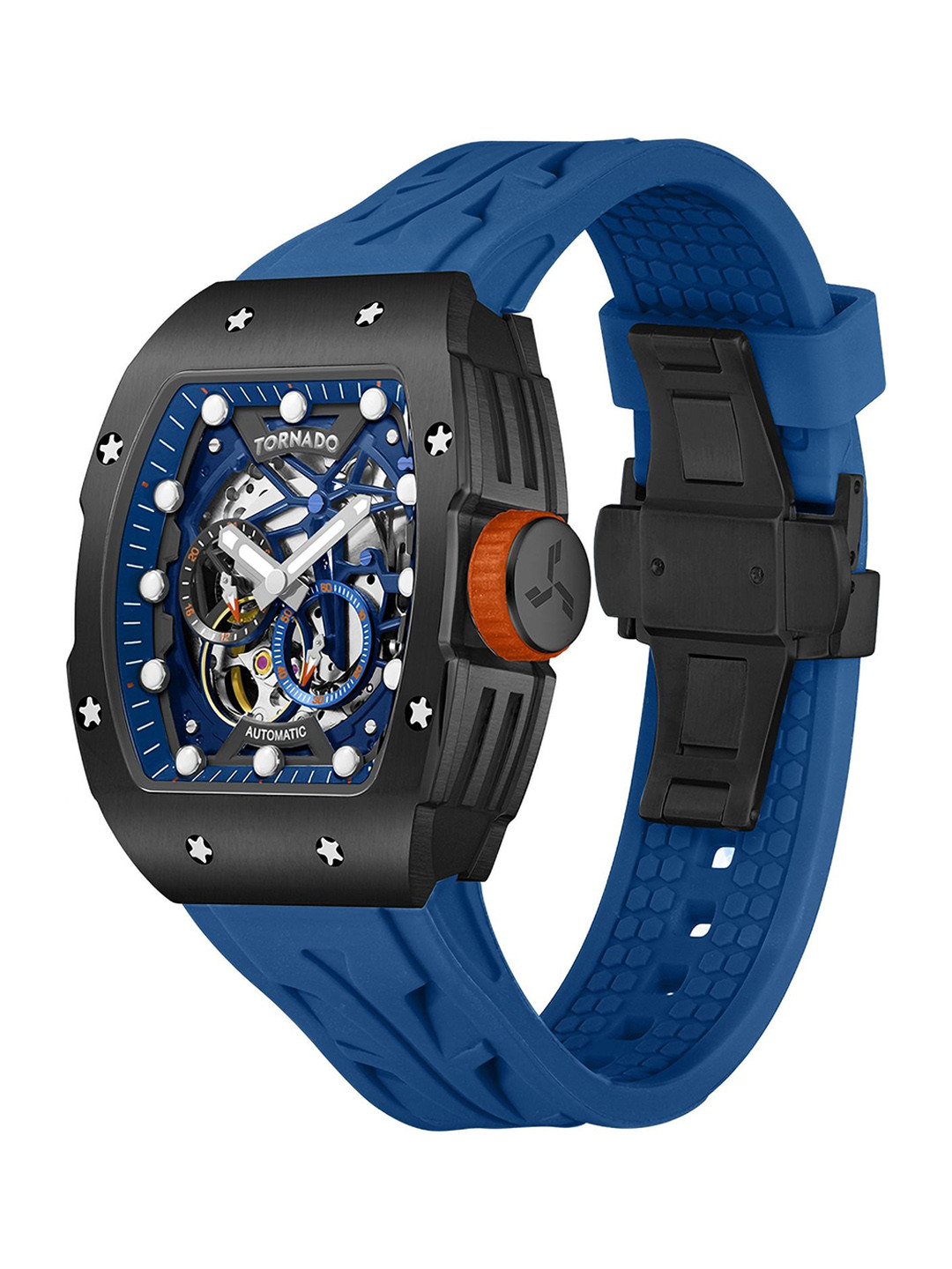 TORNADO Men Dial & Bracelet Style Straps Analogue Automatic Watch T24302-XSNN