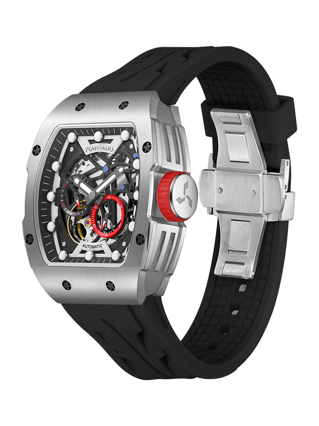 TORNADO Men Dial & Straps Analogue Automatic Watch T24302-SSBB