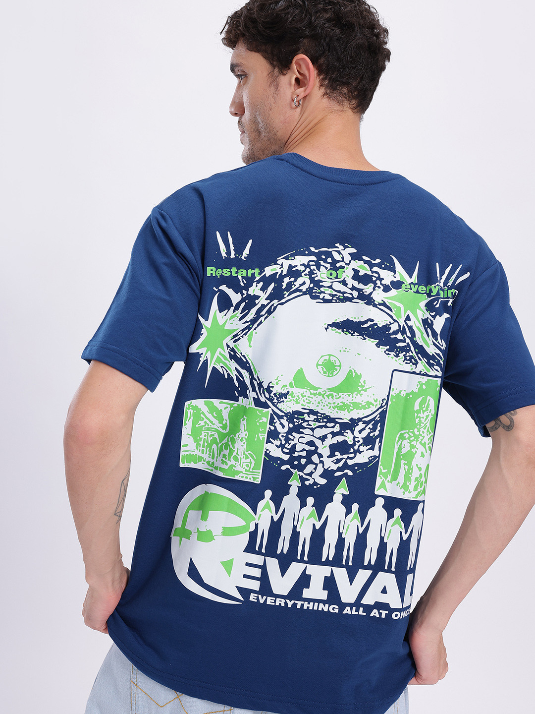 Revival Graphic Printed Relaxed Fit T-shirt