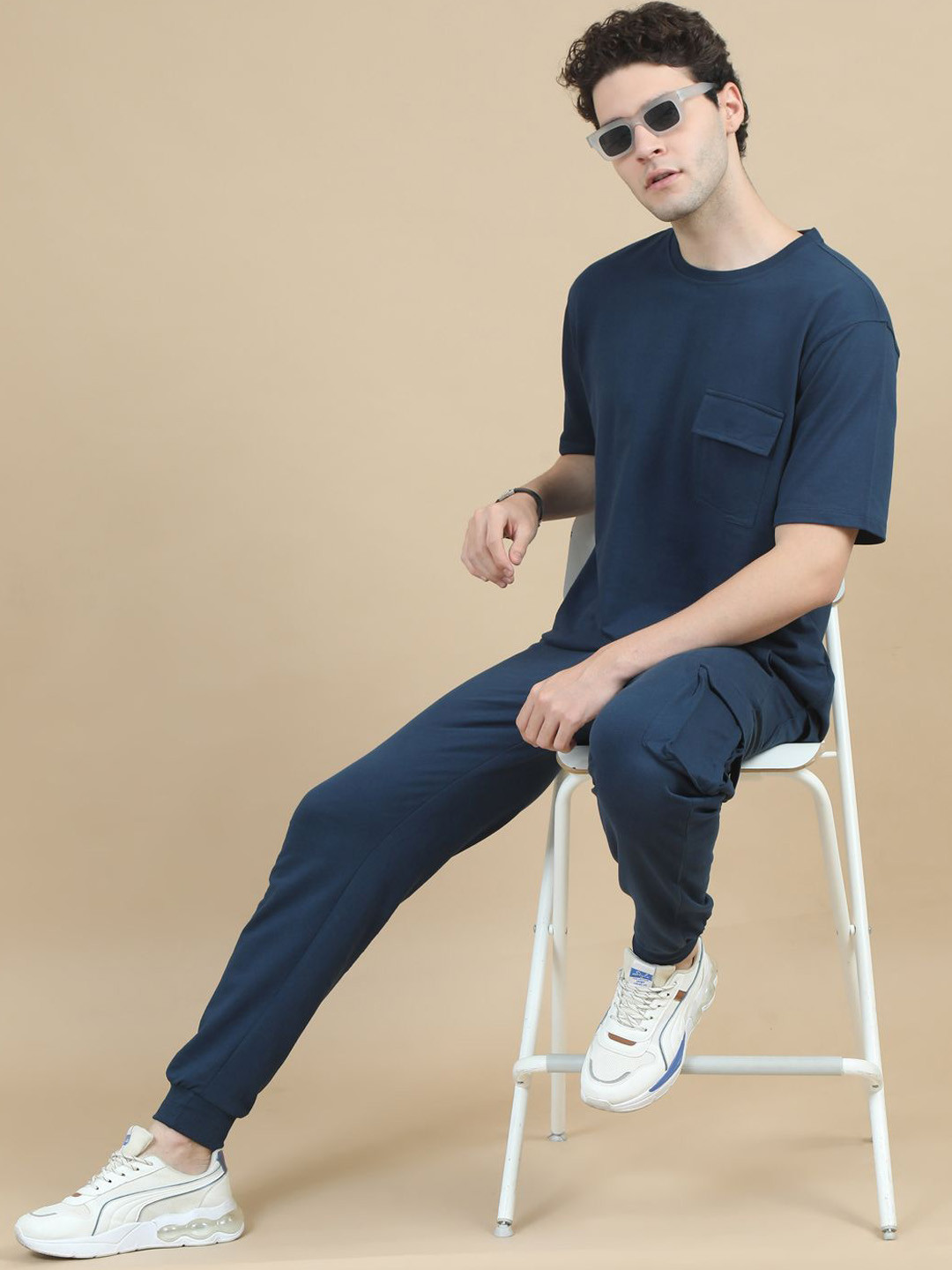 Bushirt Cotton T-Shirt & Joggers Co-Ords