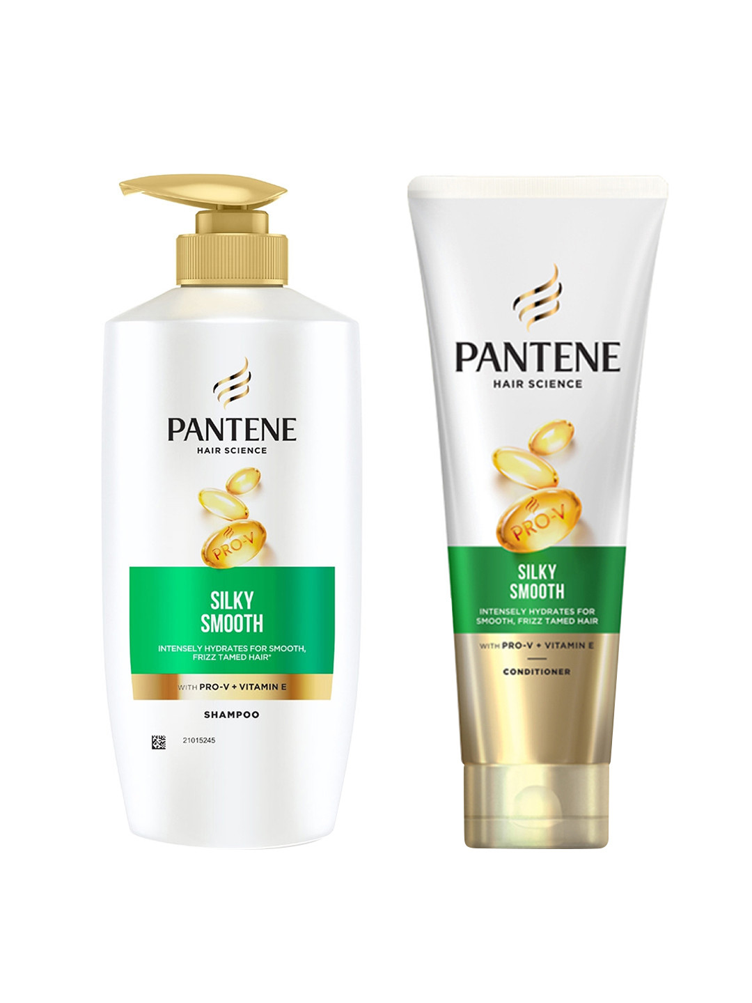 Pantene Set of Silky Smooth Conditioner - 200ml & Shampoo - 650ml