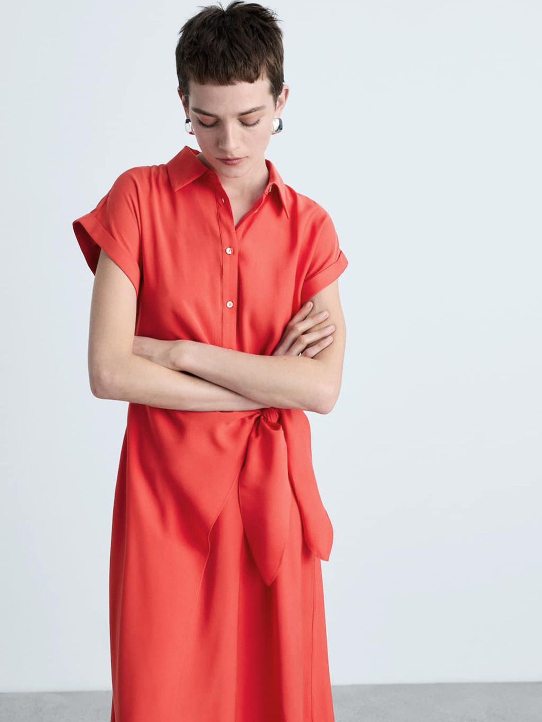 MANGO Wrap Style Dress