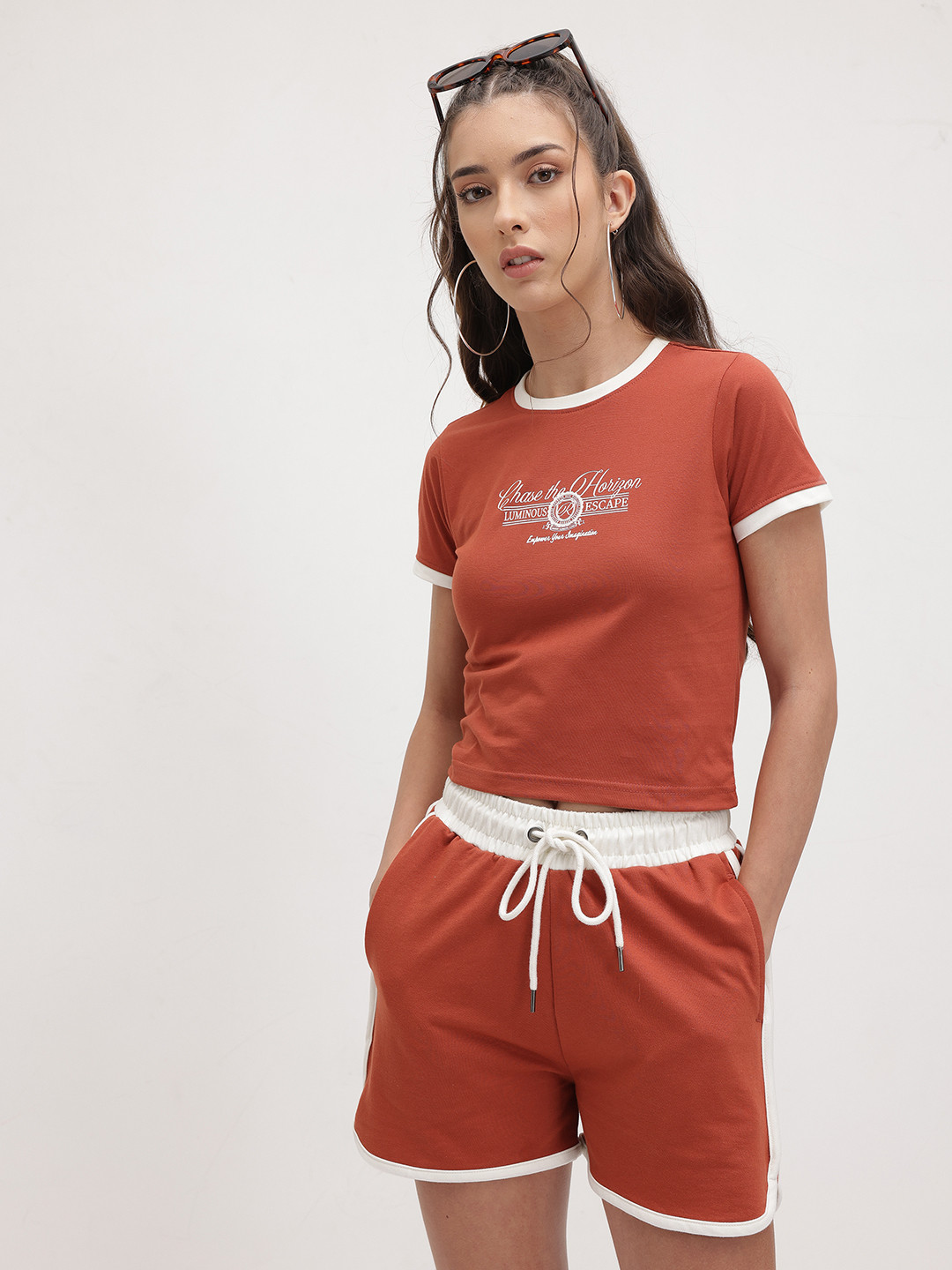 The Roadster Life Co. x RE/LAX Printed Contrast Trim Co-ords