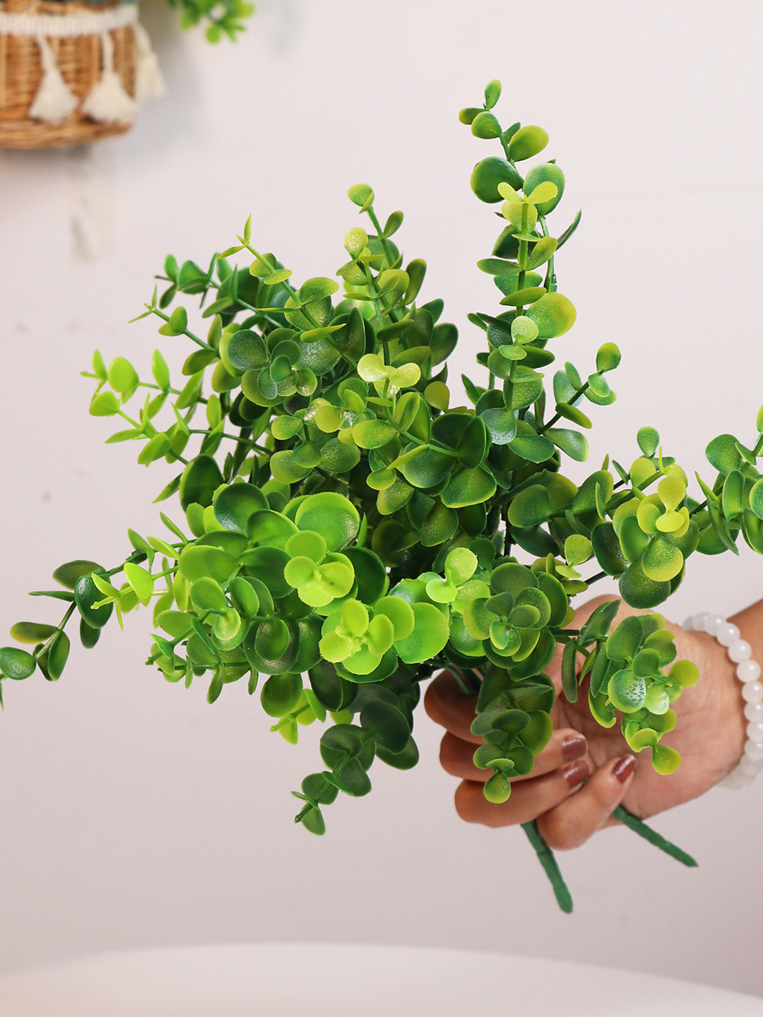 Art Street Green 2 Pieces Eucalyptus Bushes Artificial Plants