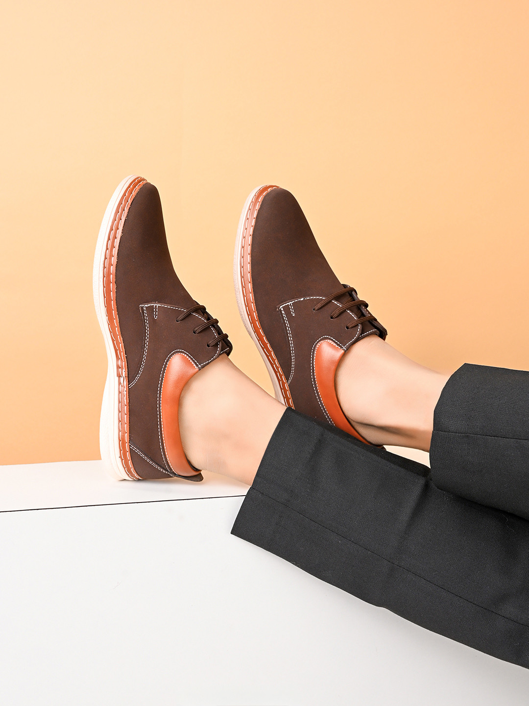 The Roadster Lifestyle Co Men Lace Up Casual Derby Shoes