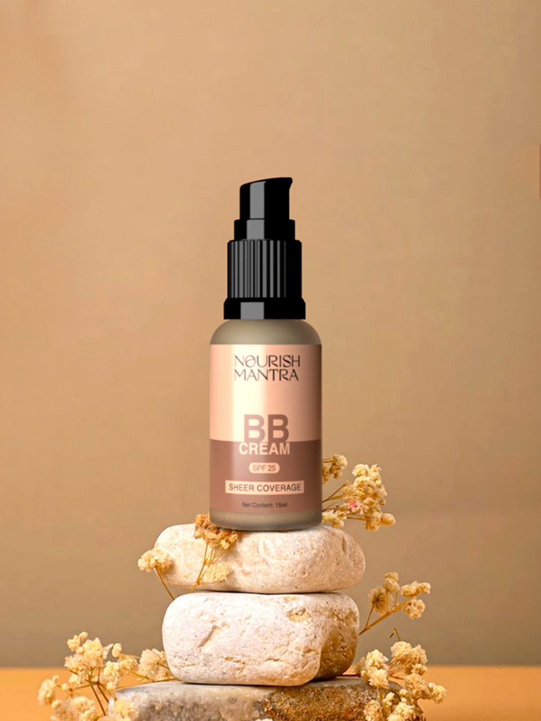 Nourish Mantra BB Cream Sheer Coverage SPF 25 With Aloe Vera & Niacinamide - 15 ml